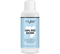 Mylee 100% Pure Acetone (300ml) - Gel Nail Polish Remover - Maximum Strength Professional Soak-Off for UV/LED, Acrylics, Nail Tips & Glue - Made in the UK