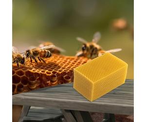100% Pure Beeswax, 30Pcs Beehive Wax Foundation Sheet, Beeswax Sheets and Foundations, DIY Beeswax Candles, Brood Wax Wired for NATIONAL Standard Sheets Foundation, for Beekeepers and Hobby Beekeepers