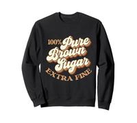 100% Pure Brown Sugar - Black History Month African Roots Sweatshirt