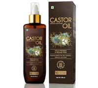 100% Pure Castor Oil - Cold Pressed & Hexane-Free - For Hair, Eyelashes, Skin & Nails - No Mineral Oil & Silicones - 200mL