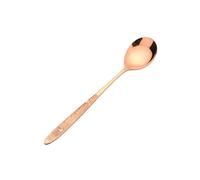 100% Pure Copper Spoon, 8.26 Inch Forging Phoenix Pattern Copper Spoons, Suitable for Family Catering, Restaurant, Dessert, Cake, Ice Cream (1)