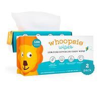 100% Pure Cotton Dry Wipes | 200 Count | Use Wet or Dry | Soft & Sensitive | Hypoallergenic | Extra Strong & Absorbent | Perfect for Diaper Changes, Runny Noses, Drool, Meal Time & Nursing