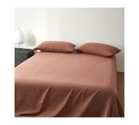 100% Pure Cotton Flat SheetSoft Breathable Hotel Quality Bedding for Twin Full Queen KingLuxury Top Sheet in Red B (245x250cm) for Ultimate Comfort