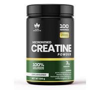 100% Pure Creatine Monohydrate Powder - 300g(3 Months Supply) - Easy Dissolve Creatine Powder, Unflavoured & Micronised, Vegan Creatine for Men and Women, Premium Standard Creatine Monohydrate Powder