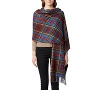 100% Pure Lambswool Edinburgh Stole for Women - Anderson Scottish Tartan, Soft Non-Itchy Wool Shawl Wrap - Authentic Scotland Tartan Winter Accessory & Gift for All Seasons