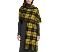 100% Pure Lambswool Edinburgh Stole for Women - Cornish National Scottish Tartan, Soft Non-Itchy Wool Shawl Wrap - Authentic Scotland Tartan Winter Accessory & Gift for All Seasons