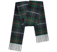 100% Pure Lambswool Tartan Scarf for women and men - 60x12" Unisex winter long soft warm - Blue Check scarves - Brushed wool - Mothers day, Gift for Christmas (Robertson Hunting Tartan)