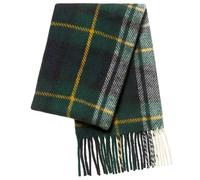 100% Pure Lambswool Tartan Scarf for women and men - 60x12" Unisex winter long soft warm - Green Check scarves - Brushed wool - Mothers day, Gift for Christmas (Campbell Dress Tartan)
