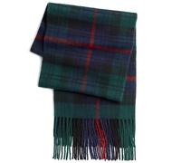 100% Pure Lambswool Tartan Scarf for women and men - 60x12" Unisex winter long soft warm - Green Check scarves - Brushed wool - Mothers day, Gift for Christmas (Armstrong Tartan)