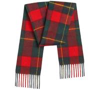 100% Pure Lambswool Tartan Scarf for women and men - 60x12" Unisex winter long soft warm - Red Check scarves - Brushed wool - Mothers day, Gift for Christmas (Kilgour Tartan)