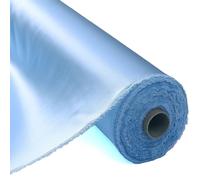 100% Pure Mulberry Silk Fabric 114cm Width 16m/m Charmeuse Stain Silk by 1 metre for Pajamas,Shirt or DIY Crafts(Light Blue)