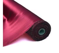 100% Pure Mulberry Silk Fabric 114cm Width 16m/m Charmeuse Stain Silk by 2 metre for Pajamas,Shirt or DIY Crafts(Wine Red)