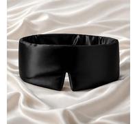 100% Pure Mulberry Silk Sleep Mask - Luxury Ultra Soft Light Blocking Eye Mask with Face-Hugging Fit & Adjustable Strap for Deep Sleep, Travel & Relaxation