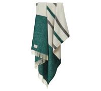100% Pure New Wool Brecon Throw Blanket Made In Wales Green