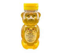 100% Pure Raw British Honey 320g Bear Bottle - Unpasteurised, Natural & Lightly Filtered - From Gloucester/Gloucestershire & the Cotswolds - Fun Gift Idea for Families - Bountiful Bees
