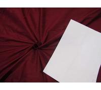 100% Pure Silk Dupioni Fabric Burgundy Color 54" with slubs*MM75[6]