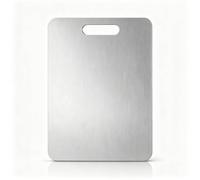 100% Pure Titanium Cutting Board, Double-Sided Chopping Board, 30 x 20 cm | Zero Mold & Odours, Knife-Friendly Surface, Warp-Proof Design, Resists Bacteria & Stains, Built to Last a Lifetime