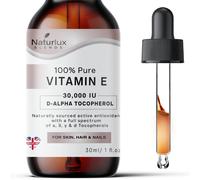 100% Pure Vitamin E Oil for Skin, Face, Hair & Nails Cuticle | Natural D - Alpha Tocopherol | High Strength Concentrated Antioxidant 30 ML