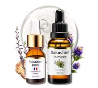100% Pure Volufiline & Bakuchiol Serum Concentrate 30000ppm Skin Firming Solution High Power Retinol Alternative Anti Wrinkle Increases Collagen for Mature Skin