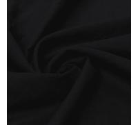 100% Pure Washed Linen Flax Fabric 45 Colours 135cm Wide 240gsm Per Metre (5001 Black) (Half - METRE)
