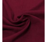 100% Pure Washed Linen Flax Fabric 45 Colours 135cm Wide 240gsm Per Metre (5021 Burgundy) (Fat - Quarter)