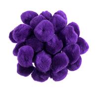 100 Purple 25mm or 1in Craft Pom Poms |Pompoms for Crafts