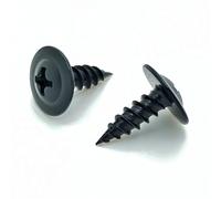 100 Qty #8 x 1/2" Black Phillips Modified Truss Head Wood Screws (BCP1077)