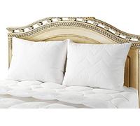 100% Quilted Waterproof Pillow Protector Pair 2pk Topper, Hypoallergenic, Super Soft -Breathable and Noiseless Pillow Cover Support size 50x75cm Zipper Pillow Quite & Dust Mite Proof