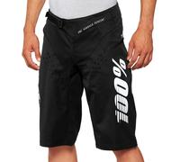100% R-Core Bicycle Shorts, black, size 38
