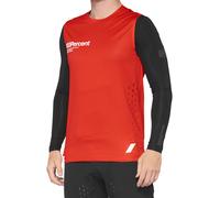 100% R-Core Concept Bicycle Jersey, black-red, size S for Men