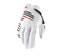100% R-Core Adult Motocross Gloves Silver
