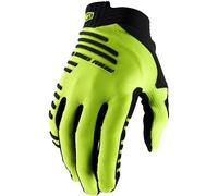 100% R-Core MX Motocross Gloves Fluo Yellow