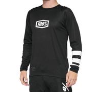 100% R-Core Long Sleeves MX Motocross Jersey Black / White