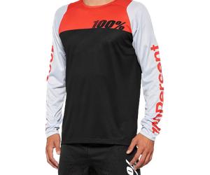 100% R-CORE MTB Jersey Black/Racer RedM Black,Racer Red