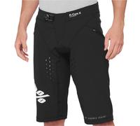 100% R-Core X Bicycle Shorts, black/white, size 32