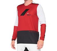100% MTB Cycling Jersey R-Core X Long Sleeve Grey S Men