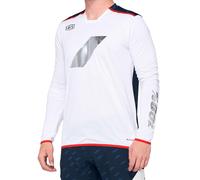 100 Percent R-CorexJersey - WHT/NVY L
