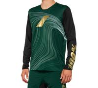 100% R-Core X LE Bicycle Jersey, green, size S