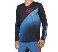 100percent R-core X Long Sleeve Jersey Blue M Men M Black / Slate Blue