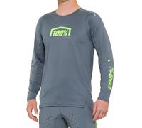 100% R-Core X Long Sleeves MX Motocross Jersey Grey