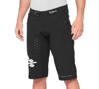 100% R-Core X Bicycle Shorts, black-white, size 34