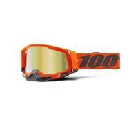 100% Racecraft 2 Motocross Goggles MX ATV Dirt Bike Enduro Quad - Mirror / Clear