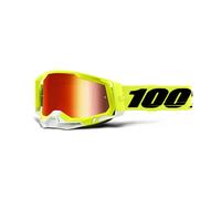 100% Racecraft 2 Motocross Goggles MX ATV Dirt Bike Enduro Quad - Mirror / Clear