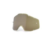 100% Racecraft/Accuri/Strata - HD Anti-Fog Injected Replacement Lens, Olive, One Size