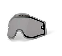 100% Racecraft/Accuri/Strata Vented Dual Pane Lens Anti Fog Smoke, One Size