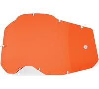 100% Racecraft II/Accuri II/Strata II Replacement Lens, orange, One size