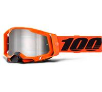 100% Racecraft II Essential Motocross Goggles, orange/black