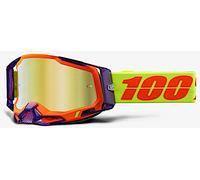 100% Racecraft II Panam Motocross Goggles, yellow-orange for Men