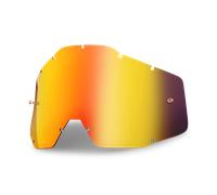 100% Racecraft/Accuri/Strata Anti-Fog Replacement Lens - Sheet Mirror Silver Lens