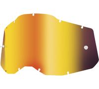 100% RC2/AC2/ST2 Replacement Lens, red mirrored